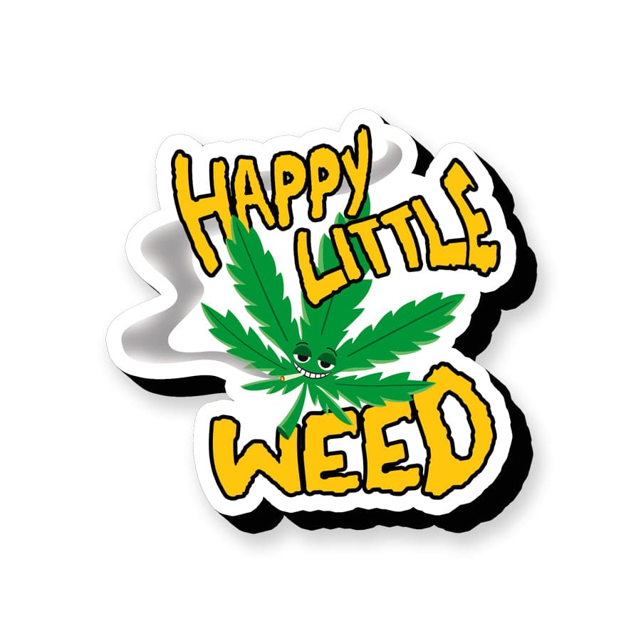 Happy Little Weed Chunky Magnet