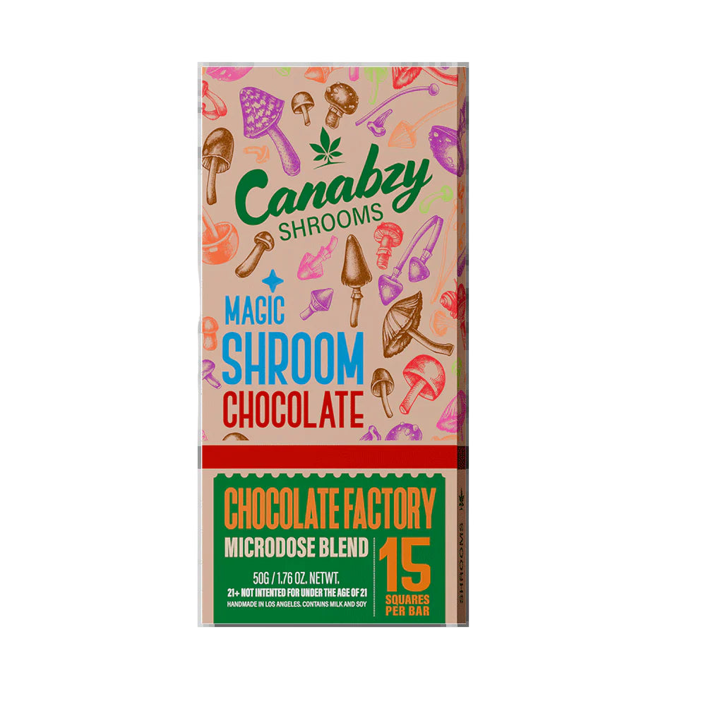 Canabzy Shrooms Chocolate Bars