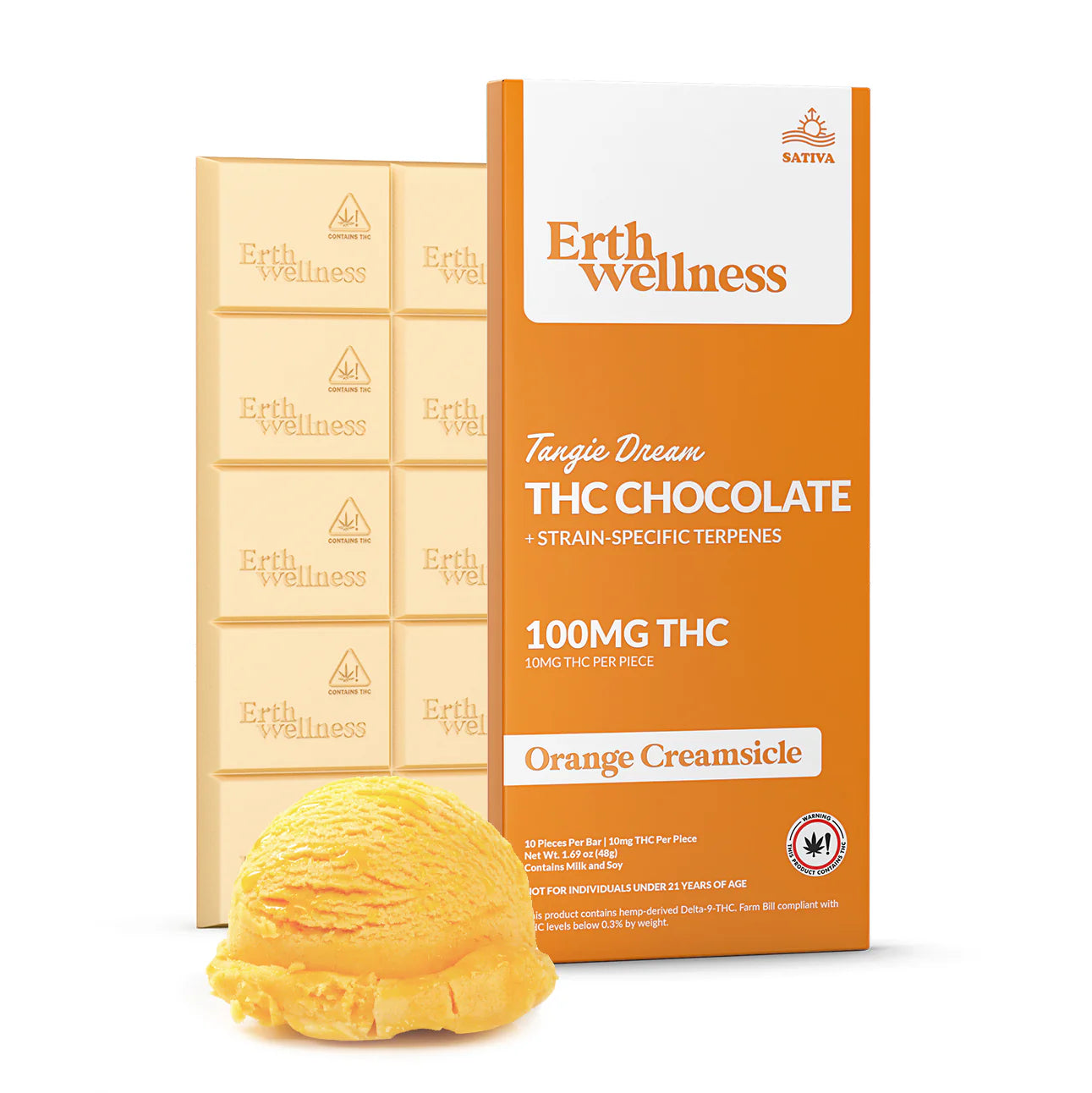 Erth Wellness THC Chocolate