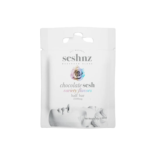 Seshnz Mushroom Blend Chocolate Half Bar