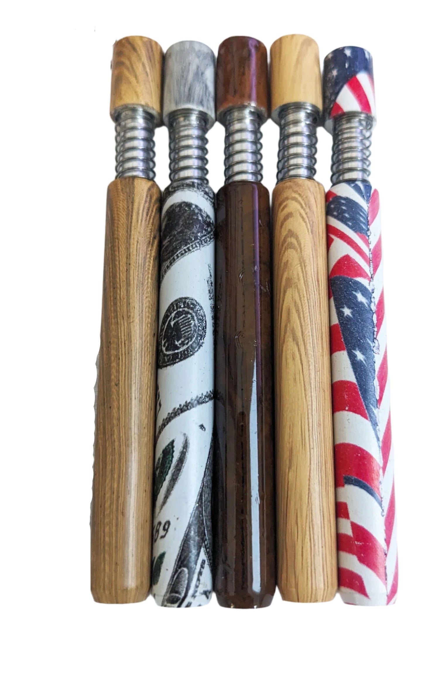 Spring loaded one hitter Design o
