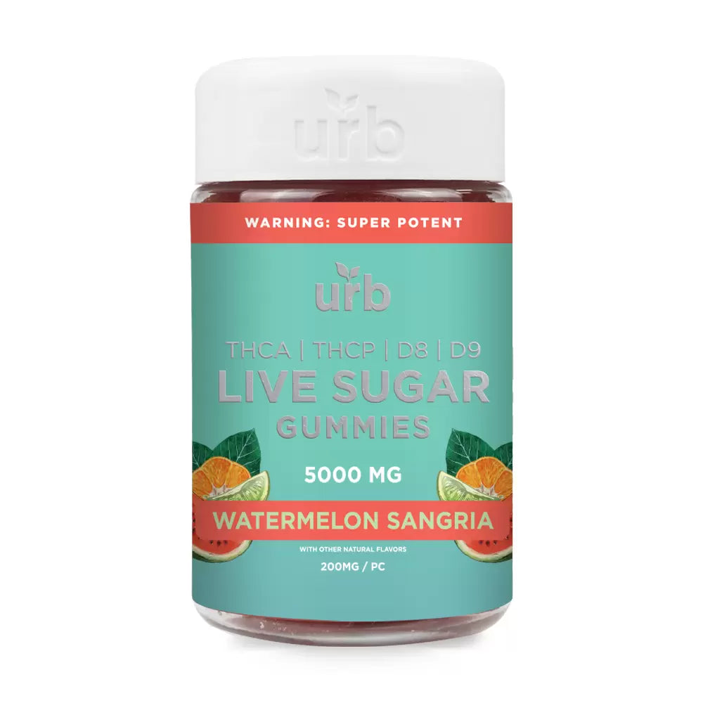 Urb 5000mg  THCA Live Sugar Gummies