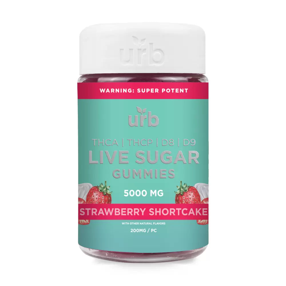 Urb 5000mg  THCA Live Sugar Gummies