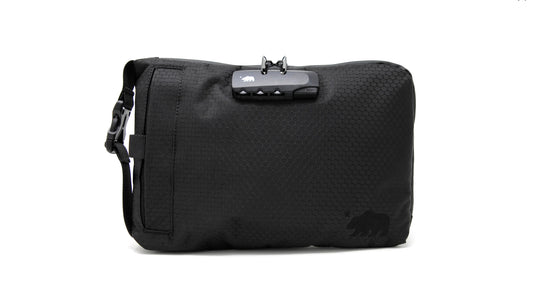 Cali Combo Pouch 10X7 - Black with Black Logo