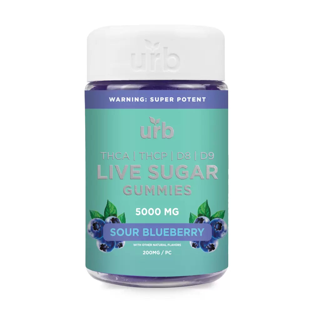 Urb 5000mg  THCA Live Sugar Gummies