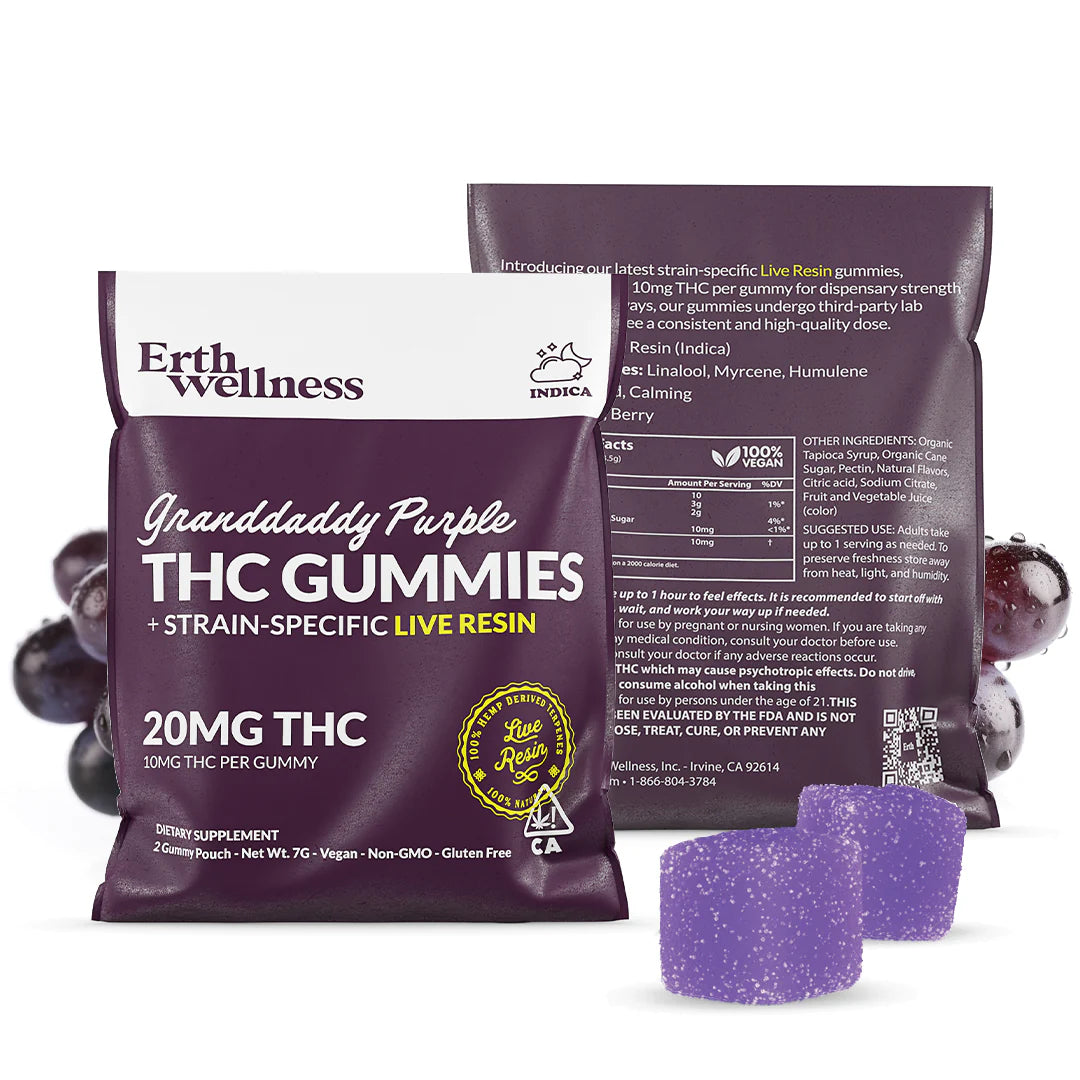 Erth Wellness Strain Specific Sinlge Serves