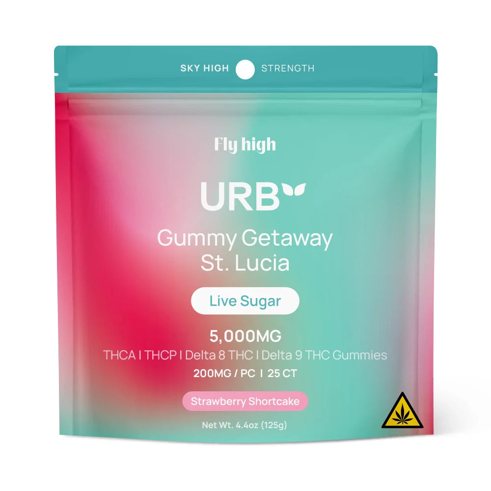 Urb 5000mg  THCA Live Sugar Gummies