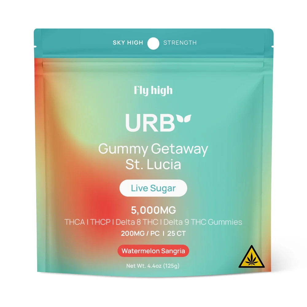 Urb 5000mg  THCA Live Sugar Gummies