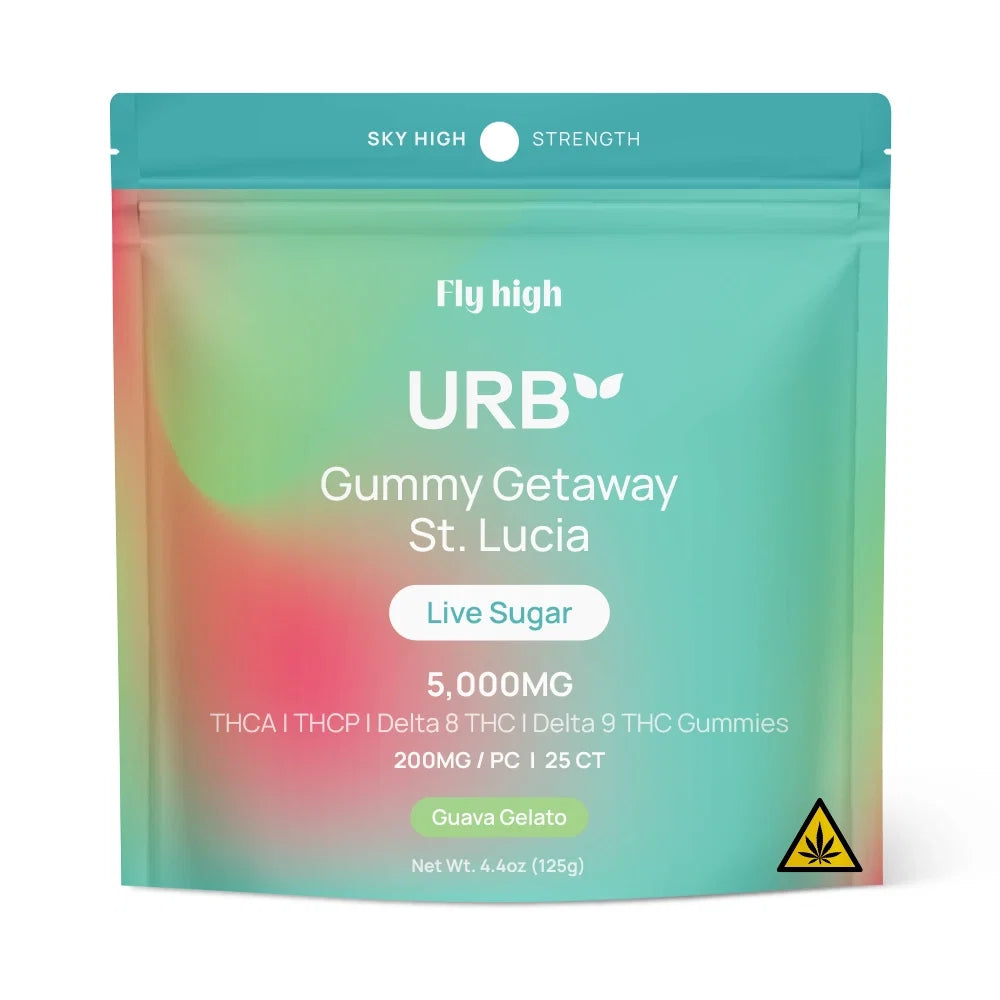 Urb 5000mg  THCA Live Sugar Gummies