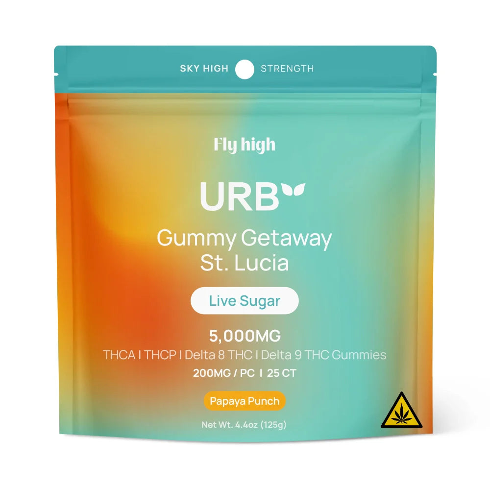 Urb 5000mg  THCA Live Sugar Gummies