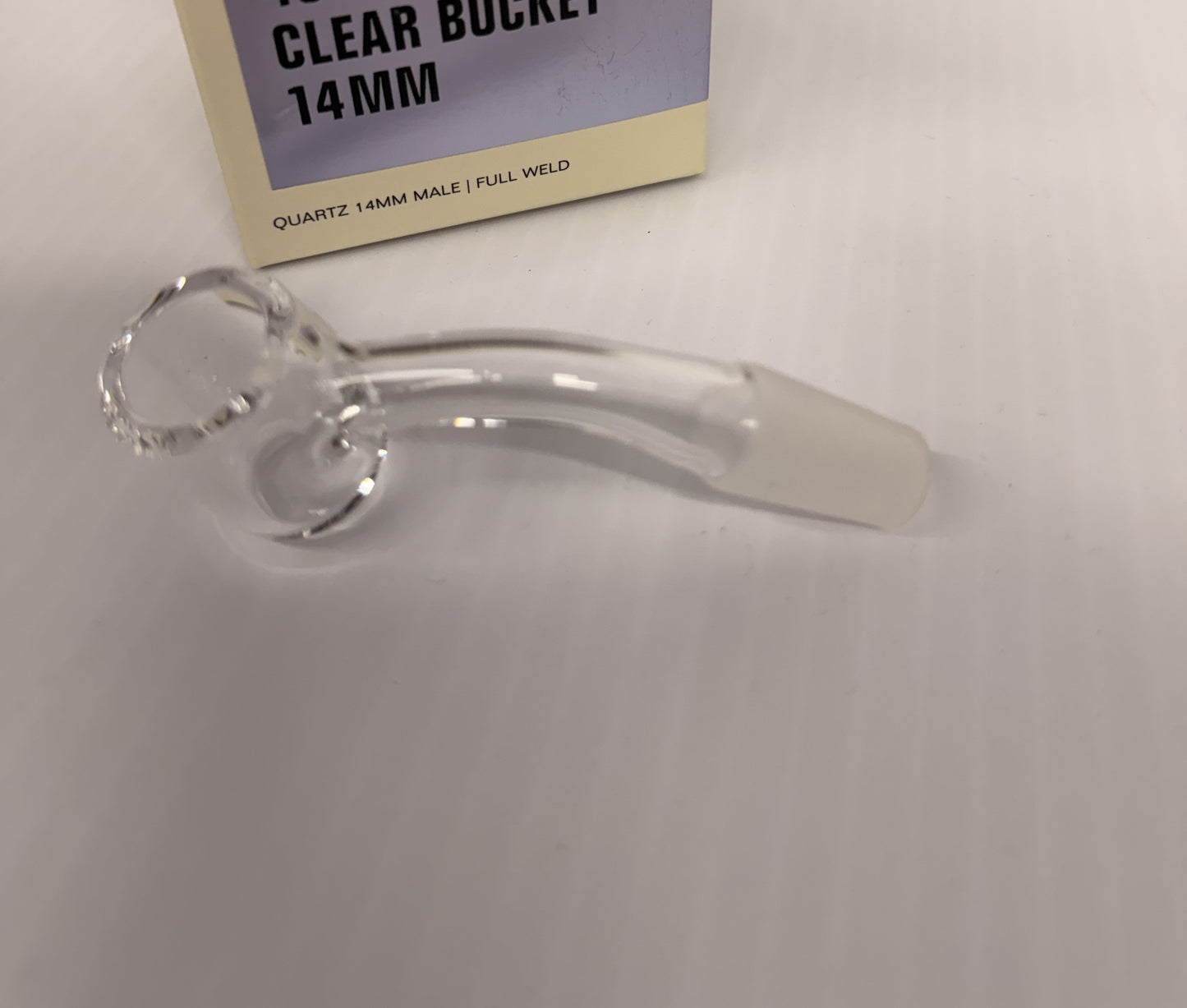 Sandblasted 14mm 90 Degree Male Banger
