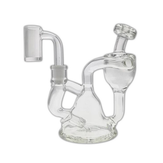 TAG 4.5" Mini Fixed Showerhead Bellow Base Recycler 10MM Female