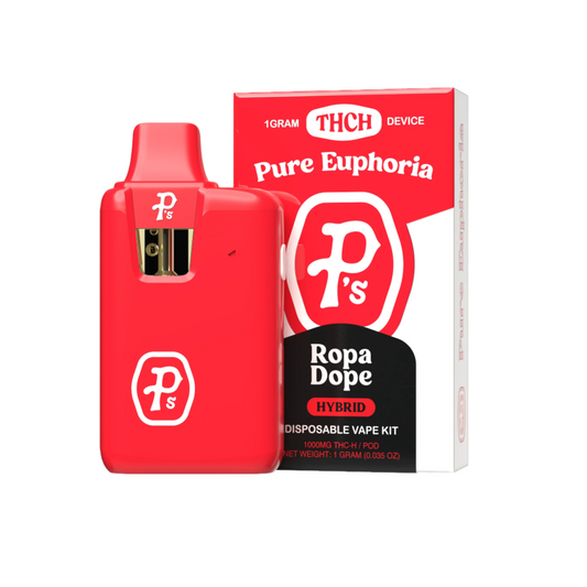 Pushin' P's: Pure Euphoria THCH 1gm Disposable