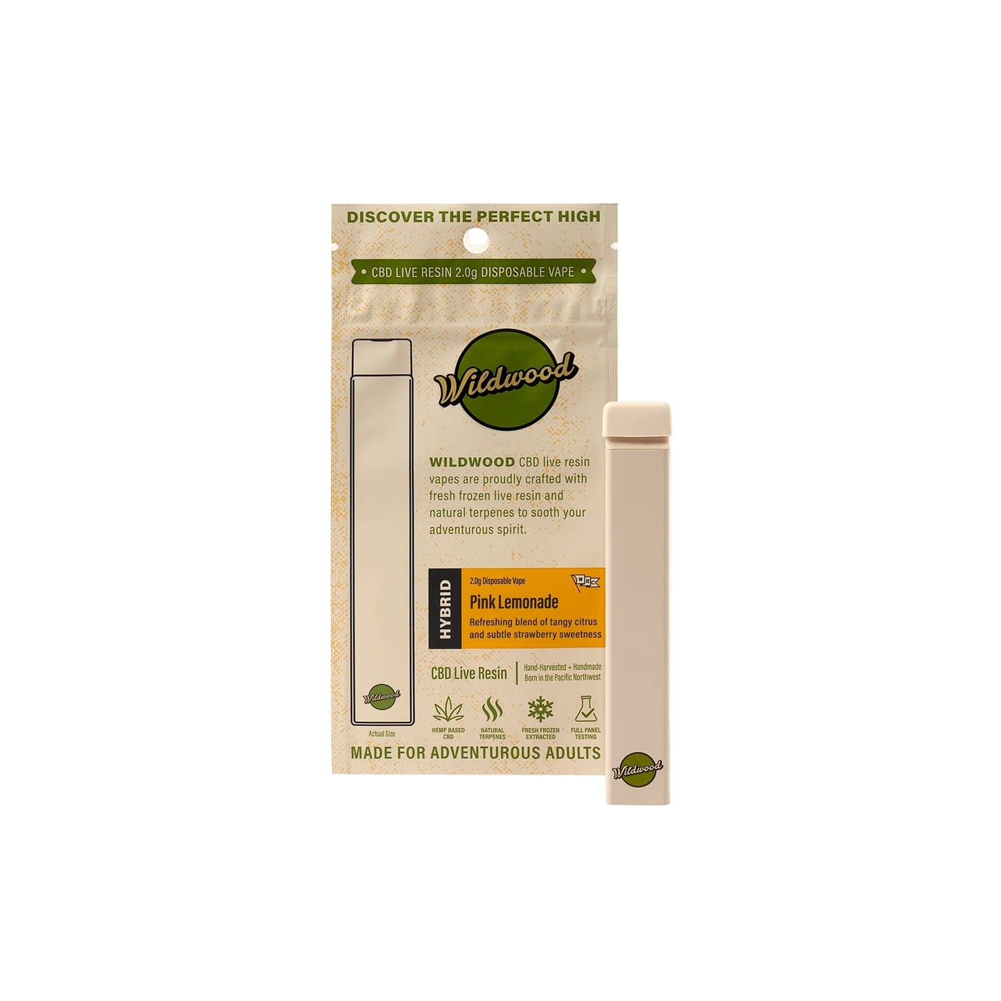 Wildwood CBD Live Resin Disposable