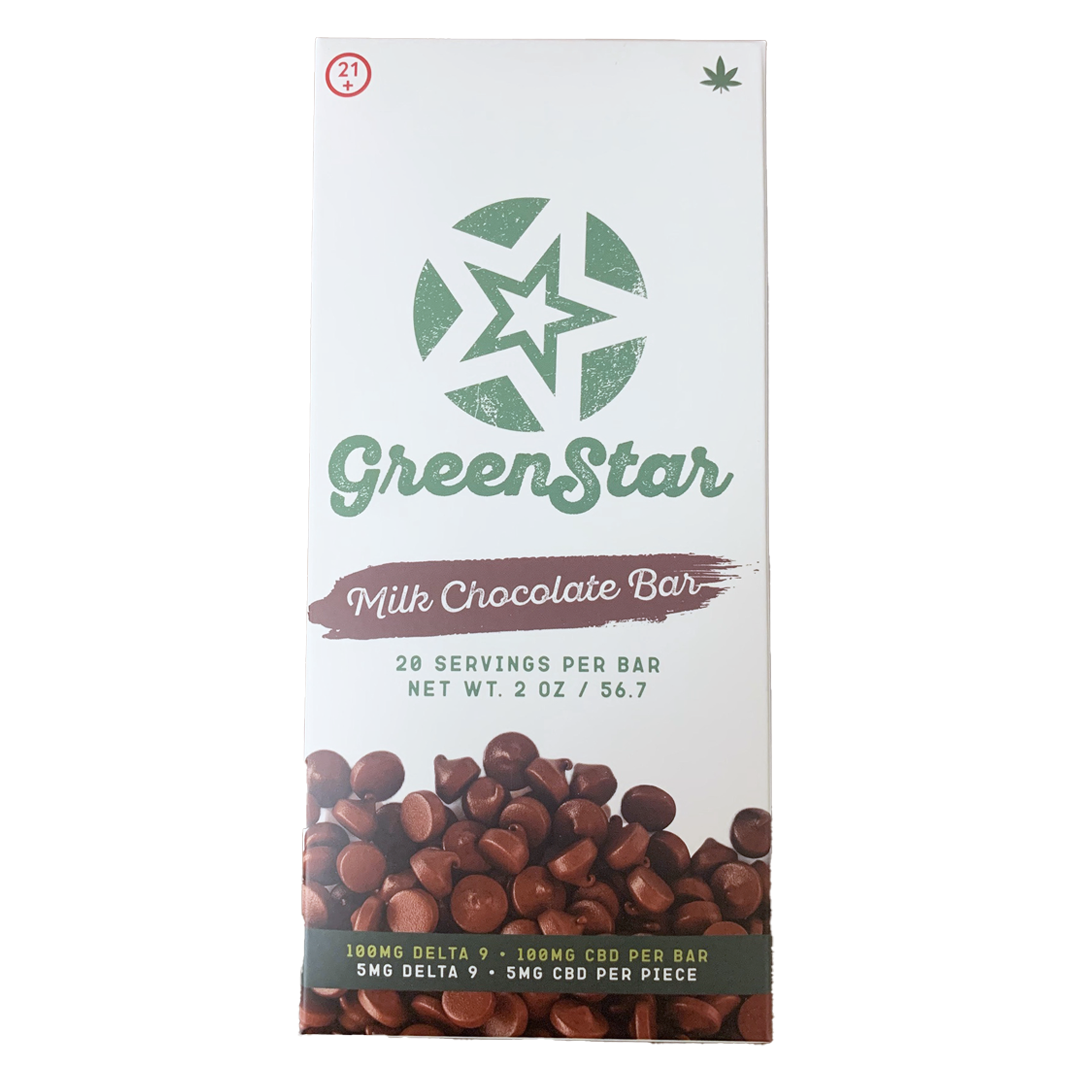 GreenStar THC Chocolate Bar