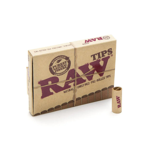 RAW: Unbleached Pre-Rolled Tips